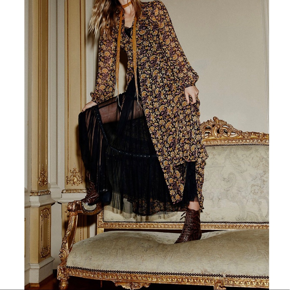 Valerie Duster Free People XS NWOT